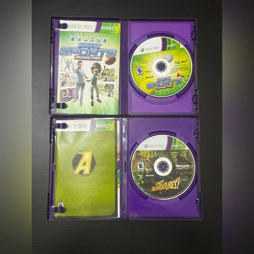 360 Kinect Sports and Adventures Game Bundle